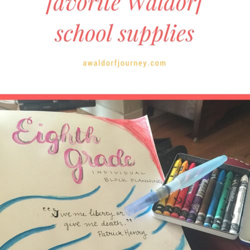 Waldorf supplies