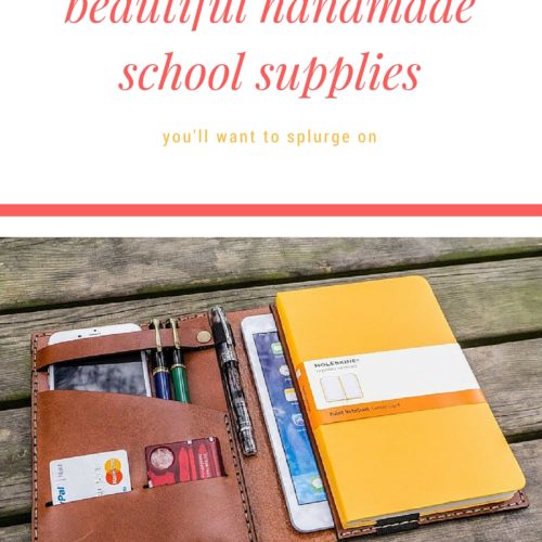 handmade school supplies